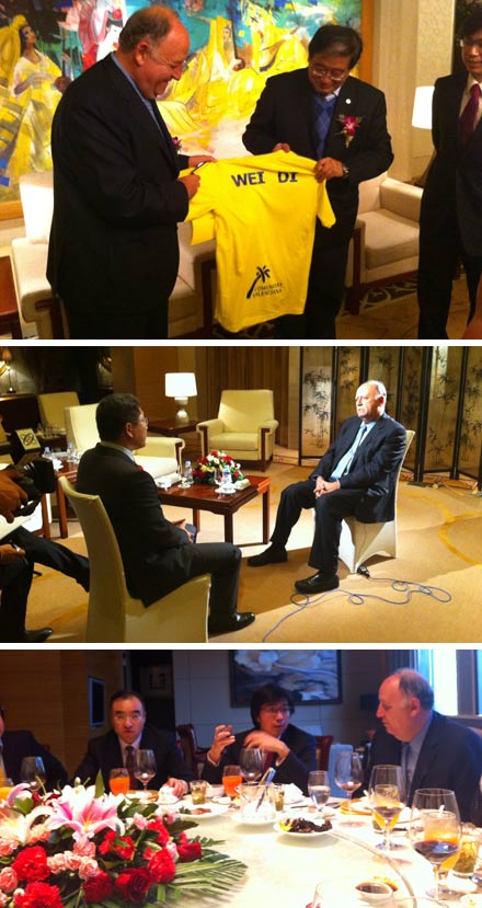 El Villarreal CF estrecha aún más sus lazos con China