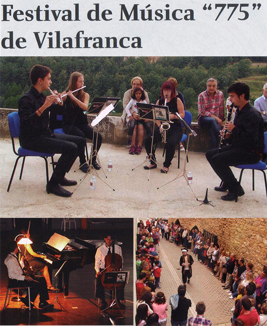 El Festival de música de Vilafranca en el Libro de Oro de la Música de España El Festival de música de Vilafranca en el Libro de Oro de la Música de España
