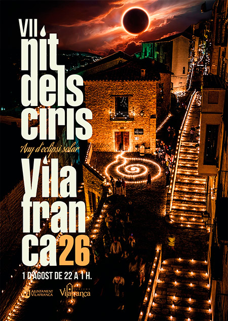 Vilafranca volverá a iluminarse el 1 de agosto con la VII Nit dels Ciris