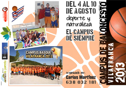 Campus de baloncesto en Vilafranca Campus de baloncesto en Vilafranca