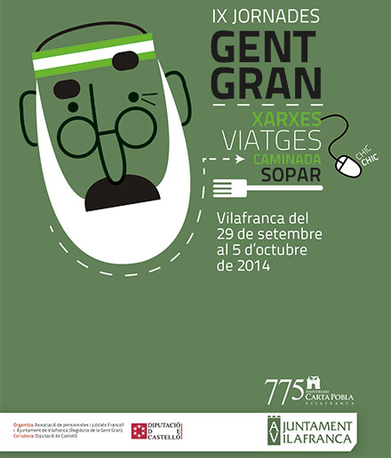 Rutas, tecnología, cine o visitas guiadas en la IX Semana de los mayores de Vilafranca