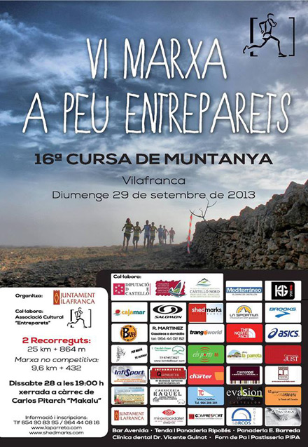 Entreparets presenta el cartel de la carrera de montaña