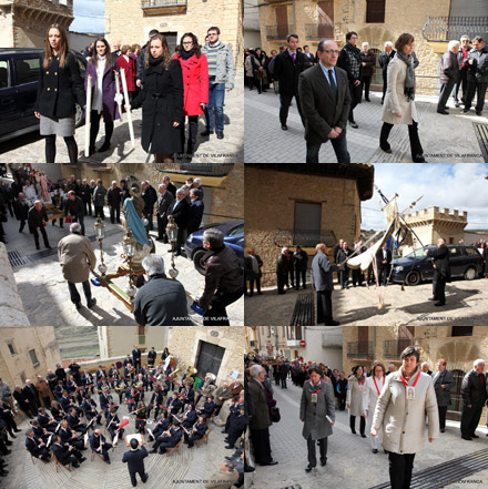 Vilafranca celebra la pascua con la procesión del encuentro y el concierto de la Unió musical de Vilafranca