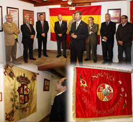 Inauguración de la exposición Banderas de España