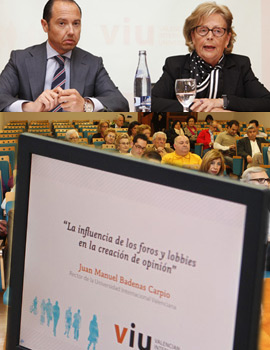 Conferencia ‘La influencia de los foros y lobbies en la creación de opinión’