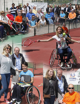 Exhibición de tenis adaptado