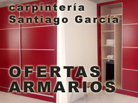 Oferta de armario en Santiago García carpintería