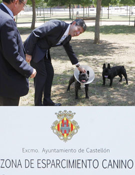 Nueva zona de esparcimiento canino en el parque del Auditorio