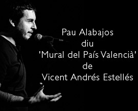 Pau Alabajos presenta el nou espectacle homenatge a Vicent Andrés Estellés en el Teatre Raval de Castelló