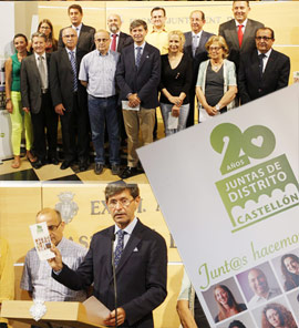 Presentación del XX Aniversario de las Juntas de Distrito