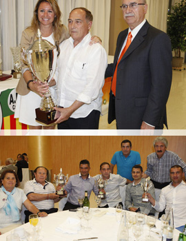Acto de entrega de Trofeos del XXXIX Campeonato Provincial de fútbol de Veteranos