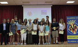 19 deportistas de la UJI consiguen una beca del programa de becas Villarreal CF-UJI