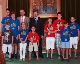 Campeones, subcampeones y terceros del IV Campeonato Nacional de Cálculo