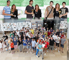 Entrega de Trofeos de las ligas locales de Castellón de fútbol-7, fútbol sala y baloncesto