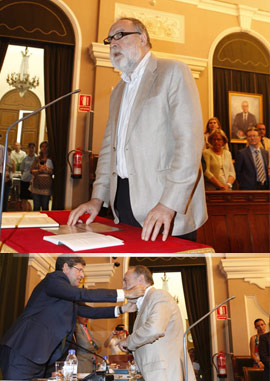 Toma de posesión del concejal Juli Domingo, edil del grupo municipal del PSOE