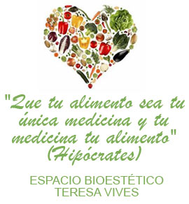 ESPACIO BIOESTÉTICO-Teresa Vives te propone un Plan Nutricional especialmente diseñado para ti
