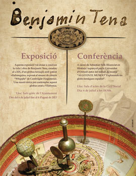 Homenaje al intelectual Benjamín Tena y Tena, creador de un globo terráqueo en el siglo XIX