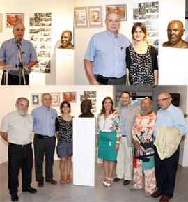 Inauguración de la exposición dedicada a Rafael Gil en Benicàssim