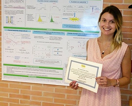 La Sociedad de Biofísica premia un estudio sobre la transmisión de los coronavirus realizada por la investigadora de la UJI Carmina Verdiá