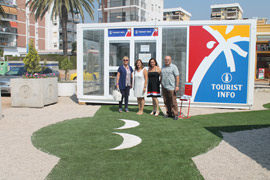 Nueva oficina de turismo fija en la playa Heliópolis de Benicàssim