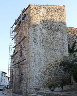 Portell finaliza la primera fase de restauración de la Torre de la Casa Abadía