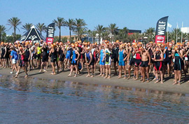Triathlon Wild Wolf series by Polar en la Playa del Pinar de Castellón