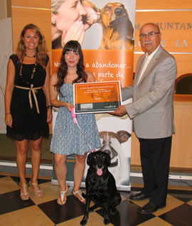 Ania Gómez ganadora del Concurso de Mascotas del Ayuntamiento de Castellón