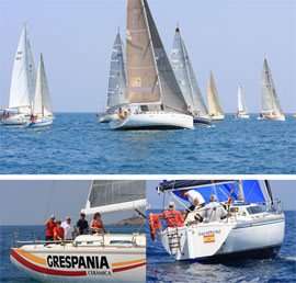 Grespania, Manguicu y Sacabuche, vencedores de la XIII Regata de San Jaime del CN Oropesa