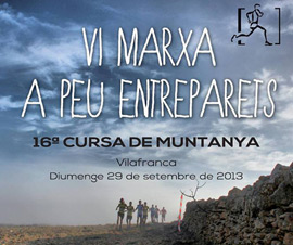 XVI Carrera de montaña VI Marxa a peu Entreparets