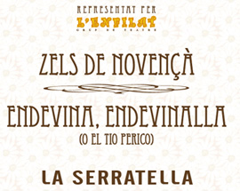 Dos Sainets del Teatre Valencià del Grup de Teatre l'Enfilat en La Serratella