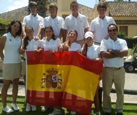 España, con la castellonense Patricia Martín y la valenciana Belén Amoros se impone a Portugal en el Match Juvenil de golf