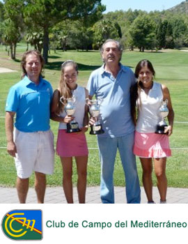 Valeriano Barberá, Sandra y Paticia Martín ganan el XII Trofeo Comité de Competición del Club de Campo Mediterráneo