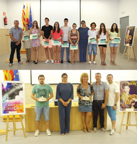 Entrega de premios a los ganadores del Concurso de Carteles y a los mejores alumnos de 2013