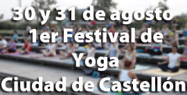 1er Festival de Yoga Ciudad de Castellón los próximos 30 y 31 de agosto