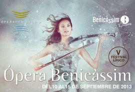 El Festival Lírico “Ópera Benicàssim” celebra del 10 al 15 de septiembre su V edición