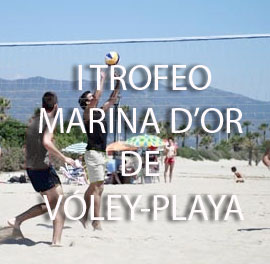I Trofeo MARINA D’OR de Vóley-playa, mañana 24 de agosto