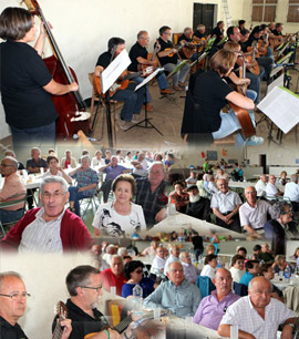 El grupo villafranquino Dolces Cançons actuó para los mayores de Portell de Morella