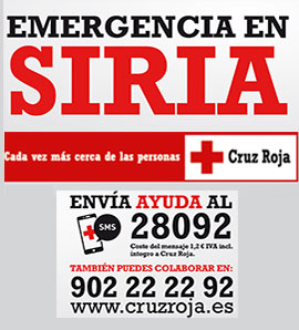 Emergencia en Siria, campaña humanitaria de Cruz Roja