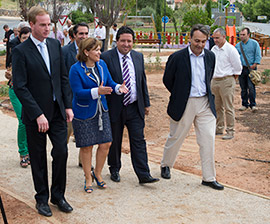 Nueva zona verde en el entorno de las grutas de Sant Josep