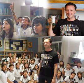 El famoso escritor Steve Cole visita LAUDE BRITISH SCHOOL OF VILA-REAL