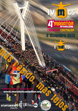 Finaliza el primer plazo en la inscripción de IV Maratón Internacional Ciudad de Castellón y del I 10K CS