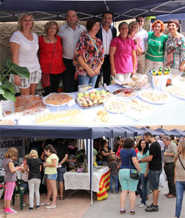 Inauguración de la Feria de la almendra en Albocàsser