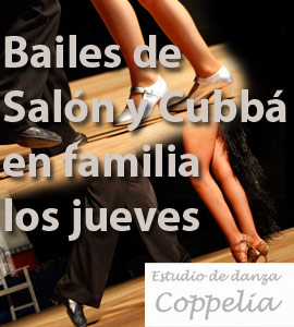 Clases de Cubbá y bailes de salón en Coppelia