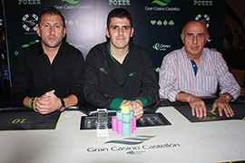 El veterano, Pedro Solé, se adjudica la liga vivepoker de septiembre del Gran Casino Castellón