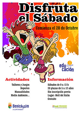 “Gaudeix del dissabte” comienza sus actividades a partir del 19 de octubre