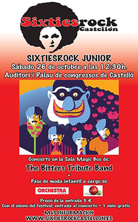 Sixtiesrock junior, sábado 26 de octubre en el Auditorio