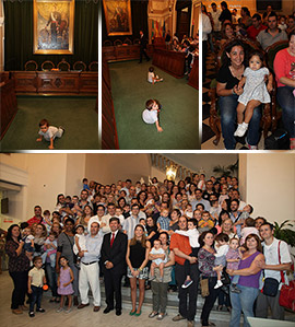 Entrega de medallitas a 45 niños y niñas de la ciudad de Castellón