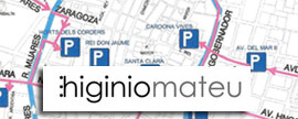 Parking gratuito para los clientes de Higinio Mateu