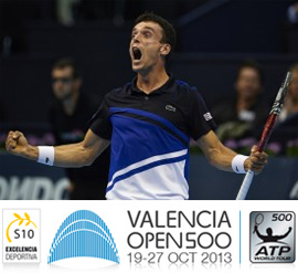 Roberto Bautista accede a la segunda ronda en el Open 500 Valencia