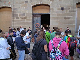 Alumnos de geografía de la universidad de Valencia visitan la Fábrica Giner